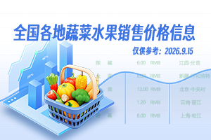 全国蔬菜水果销售价格日报（2026.9.15）